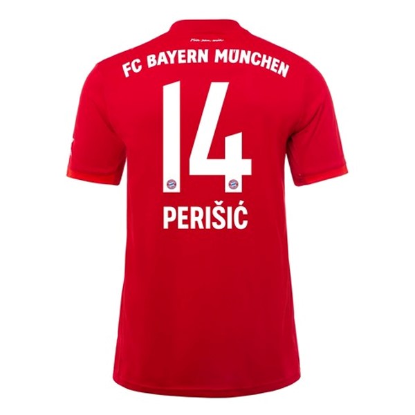 Trikot Bayern München NO.14 Perisic Heim 2019-20 Rote Fussballtrikots Günstig